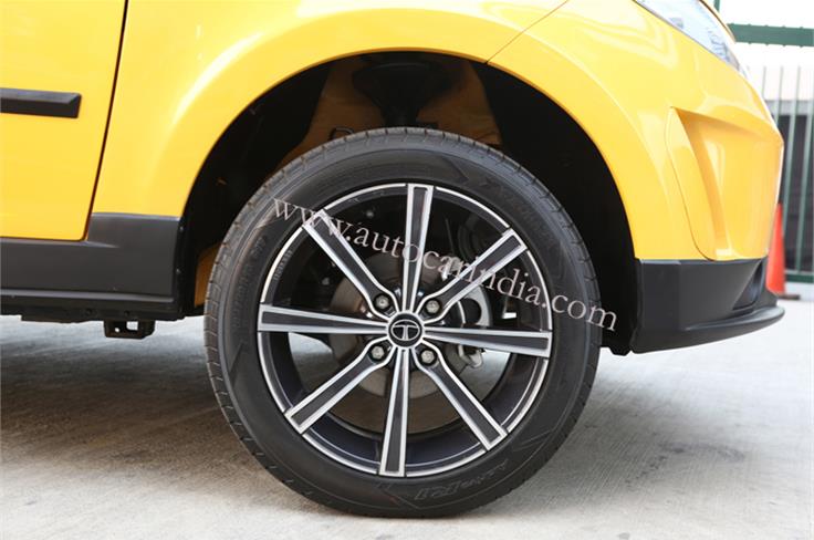 It is also shod with larger, 16-inch alloy wheels.